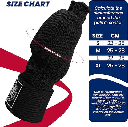 Bout3® Gel Boxing Handwraps for Men & Women - Inner Gloves with Gel Padding for Wrist Support, Comfort, 80cm Long Straps, Impact Protection - Ideal for Boxing, MMA, Kickboxing, Training