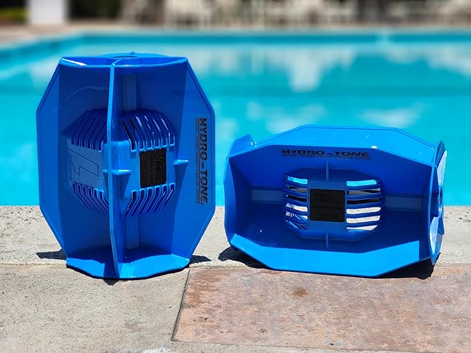 Hydro Tone Functional Aquatic Dumbbells for Pool Exercise Enhance Strength and Resistance Versatile 3D Design Durable Hi-impact Polypropylene Made in the USA Pair
