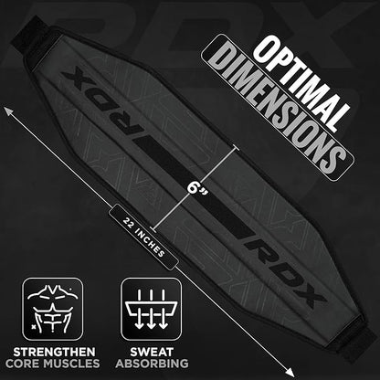 RDX AB Straps for Pull Up Bar Hanging (Pair), Maya Hide Leather, Abdominal Muscle Building Padded Arm Support Slings with D-Ring Strap, Leg Raise Exercise Fitness Workout Strength Training, Men Women