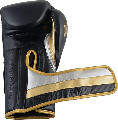 adidas Adi-Speed 501 Pro Kickboxing & Boxing Gloves for Men & Women – Leather Training Gloves for Heavy Bag, Sparring & Fitness