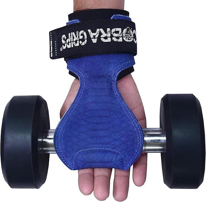 Cobra Grips PRO Weight Lifting Gloves Heavy Duty Straps Alternative with Power Lifting Hooks Padded Wrist Support for Deadlifts & Bodybuilding