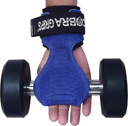Cobra Grips PRO Weight Lifting Gloves Heavy Duty Straps Alternative with Power Lifting Hooks Padded Wrist Support for Deadlifts & Bodybuilding