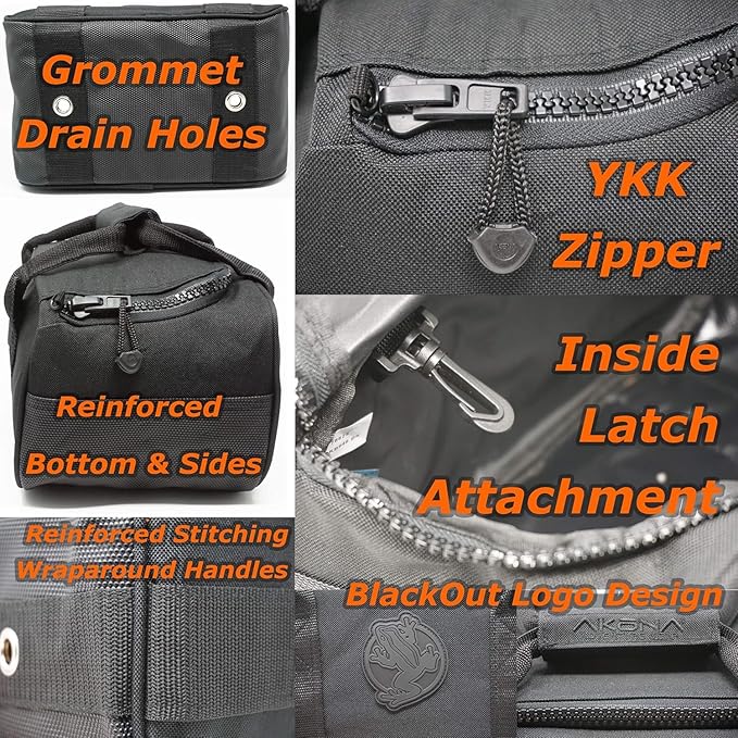 Akona Weight Bag BlackOut - Heavy-Duty Dive Gear Storage