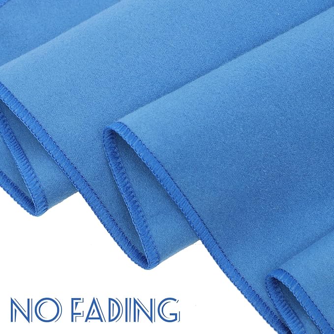 SUPVOX Workout Towel Quick-Dry Microfiber Sweat Towel 40x60cm Portable for Men with Double-Sided Plush Fabric in Royal Blue Lightweight Fitness and Swimming Accessory