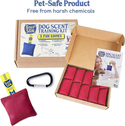 Race&Herd Original Dog Scent Training Kit, Scent Work Training Kit for Dogs - Nosework for Dog Mental Stimulation Agility Training Equipment for Dogs, Brain Games Smell Training Kit for Loss of Smell