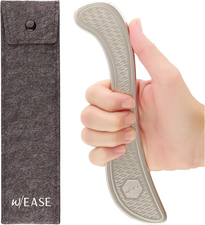 Muscle Scraper Tool with Patented Non-Slip Grip – Family-Owned Brand - Myofascial Release Tool to Relieve Tension – Massage Scraper for Sore Muscles - Stainless Steel Gua Sha for The Whole Body