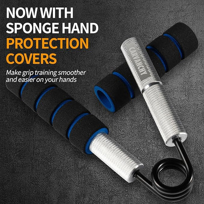 Grip Strength Trainer Set, 50-300LB(6 Pack), Wrist Forearm Strengthener, Metal No Slip, Hand Grip Gripper Strengthener for Strength Training and Exercise, Hand Workout Squeezer Grip Strength