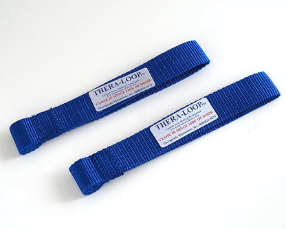 RangeMaster TheraLoop Door Anchors │ Non-Slip │ Complements Exercise Bands or Tubes │ Great for Exercising or Strengthening Activities│2 Pack, Blue