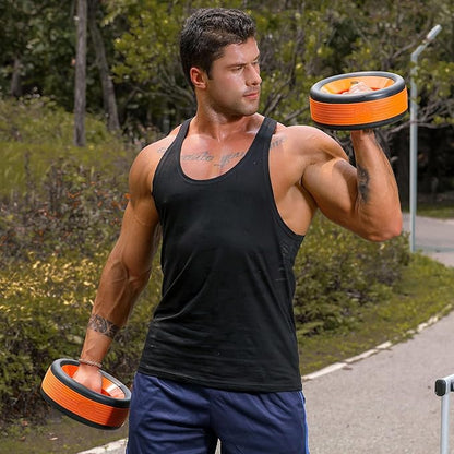 Dumbbell Weight Plates –Dual Purpose Ergonomic Fitness Equipment, Multifunctional Design for Strength Training, Full Body Workouts and Home Gym