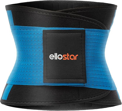 ellostar Women's Waist Trainer: Sweat Band for Belly Fat, Tummy Control, Back Support, Workout Shapewear, Weight Loss Aid