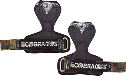 Cobra Grips PRO Weight Lifting Gloves Heavy Duty Straps Alternative with Power Lifting Hooks Padded Wrist Support for Deadlifts & Bodybuilding