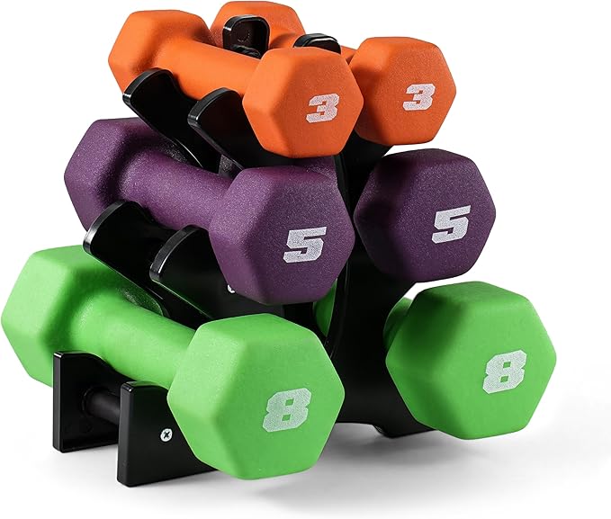 CAP Barbell Neoprene Dumbbell Weights Pairs & Sets | Multiple Colors