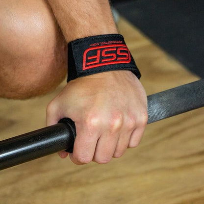 Serious Steel Fitness 1.5 to 1.75 inches wide Lifting Straps | Olympic Weightlifting Strap | Olympic Pulling Straps | Deadlift Strap | Axle Strap
