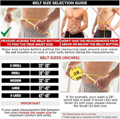 RDX Weight Lifting Belt for Men Women, IPL USPA Approved, 6mm Thick 100% Leather, 4” Powerlifting Back Support, Squat Deadlift Bodybuilding Exercise Fitness Gym Workout Strength Training up to 700 LBS
