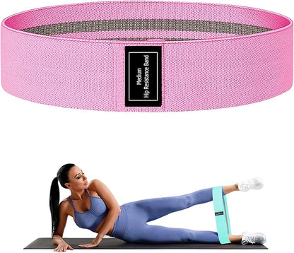 Resistance Bands, Fabric Workout Bands for Women & Men, Cloth Booty Resistance Loop Bands, Thick Squat Bands for Home Fitness, Gym, Yoga, Pilates for Butt Legs Thigh Hip Glute