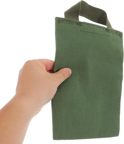 Homoyoyo Weighted Sandbag for Leg Training and Weightlifting, 2 Kg Canvas Sand Exercise Bag with Handle, Empty Gym Sandbag for Yoga and Fitness Workouts