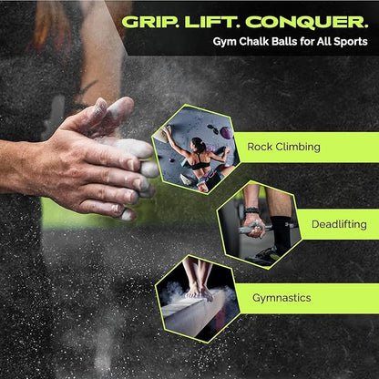 Rage Fitness Gym Chalk | Magnesium Carbonate Athletic Chalk for Excellent Grip - Gym Workout Grip Chalk for Weightlifting & Gymnastics.