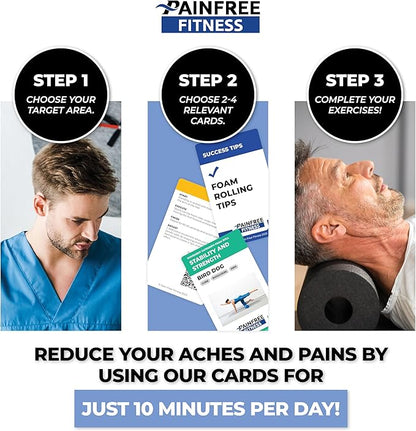 Exercise Flash Cards - Workout Cards Deck - Exercise Cards for Home Workouts Women & Men