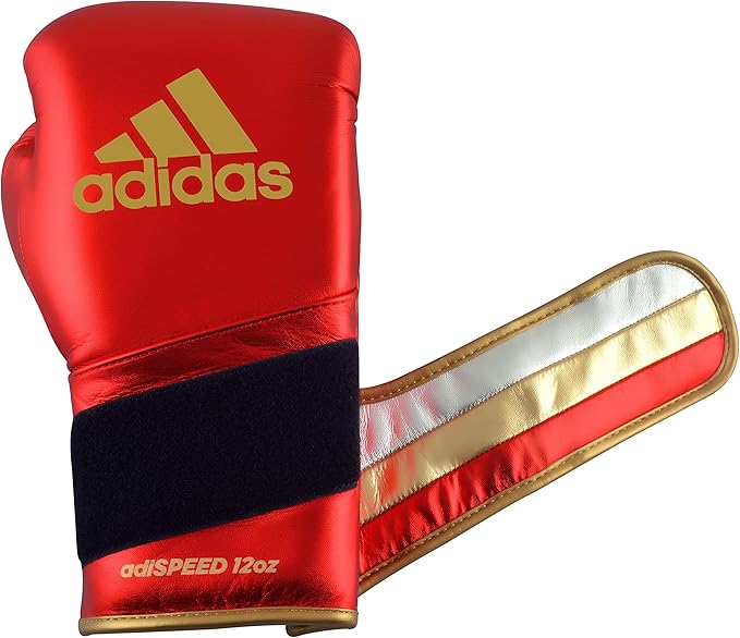 adidas Adi-Speed 501 Pro Kickboxing & Boxing Gloves for Men & Women – Leather Training Gloves for Heavy Bag, Sparring & Fitness