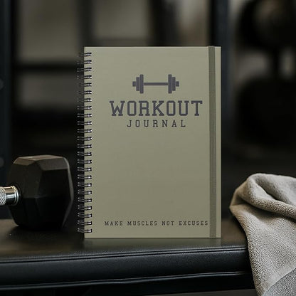 The Ultimate Fitness Journal for Tracking and Crushing Your Gym Goals - Detailed Workout Planner & Log Book For Men and Women - Great Gym Accessories With Calendar, Nutrition & Progress Tracker