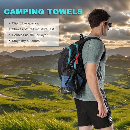 Your Choice Quick Dry Towel - Super Absorbent Microfiber for Gym, Travel, Camping | Ultra Compact & Lightweight