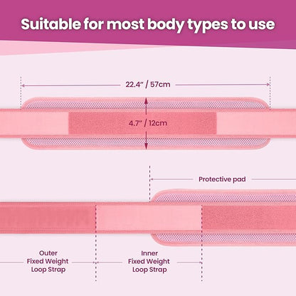 Hip Thrust Belt, Balency Hip Thrust Belt for Dumbbells Heavy, Booty Belt for Hip Thrust, Slip-Resistant Padding Hip Thrust Belt for Gym or Home Workouts, Hip Thrust Band for Dumbbell Kettlebell Plate