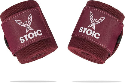 Stoic Wrist Wraps Weightlifting, Powerlifting, Cross Training, Bodybuilding with Thumb Loop. for Gym Workout, Men and Women Weight Lifting and Strength Training
