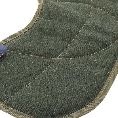 Barbell Shoulder Protective Pad for Squats and Hip Thrusts, Removable Green Cushion with Breathable Foam, Heavy Lifting Gym Shoulder Support Accessory