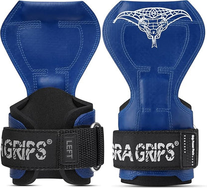 Cobra Grips PRO Weight Lifting Gloves Heavy Duty Straps Alternative with Power Lifting Hooks Padded Wrist Support for Deadlifts & Bodybuilding