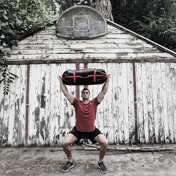 Rubberbanditz- Extra Large Fitness Sand Bag for Workout | Heavy Duty Sand Bags Weights for Crossfit, at Home Workouts, Cross-Training, Conditioning and Exercise