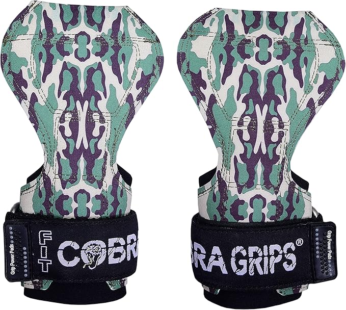 Cobra Grips PRO Weight Lifting Gloves Heavy Duty Straps Alternative with Power Lifting Hooks Padded Wrist Support for Deadlifts & Bodybuilding