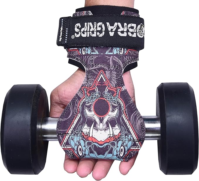 Cobra Grips PRO Weight Lifting Gloves Heavy Duty Straps Alternative with Power Lifting Hooks Padded Wrist Support for Deadlifts & Bodybuilding