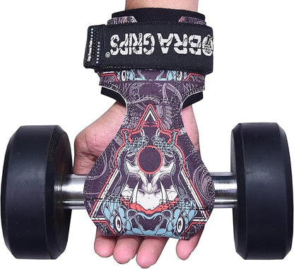 Cobra Grips PRO Weight Lifting Gloves Heavy Duty Straps Alternative with Power Lifting Hooks Padded Wrist Support for Deadlifts & Bodybuilding