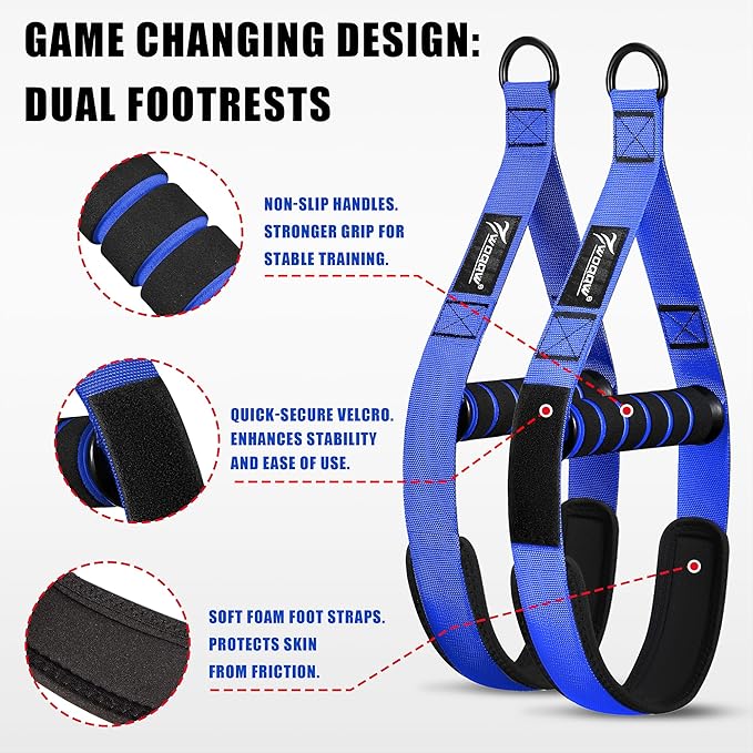 Pull Up Assistance Bands, Heavy Duty Resistance Bands with Handles, Exercise Band with Door Anchor, Adjustable Workout Band Set for Pull Up Bar, Full Body Strength&Muscle Training, Recovery, Home Gym