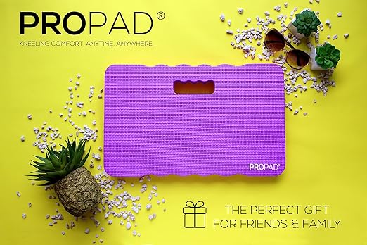 Thick Kneeling Pad, Garden Kneeler for Gardening, Bath Kneeler for Baby Bath, Kneeling Mat for Exercise & Yoga, Knee Pad for Work, Floor Foam Pad, Extra Large (XL) 18 x 11 x 1.5 Inches, Purple