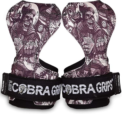 Cobra Grips PRO Weight Lifting Gloves Heavy Duty Straps Alternative with Power Lifting Hooks Padded Wrist Support for Deadlifts & Bodybuilding