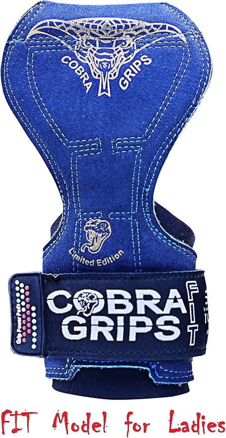 Cobra Grips PRO Weight Lifting Gloves Heavy Duty Straps Alternative with Power Lifting Hooks Padded Wrist Support for Deadlifts & Bodybuilding