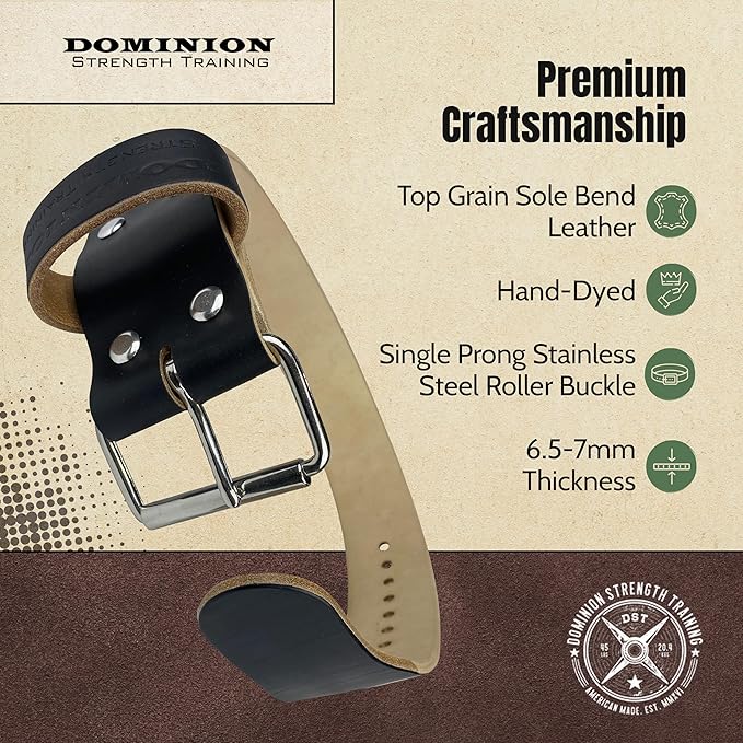 Hand-Dyed 3 Inch Single Ply Belts – Premium Support for Powerlifting and Weightlifting
