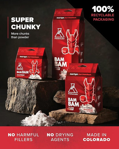 Friction Labs Premium Loose Climbing Chalk - High-Performance Hand Chalk with Superior Grip for Bouldering, Climbing, Weightlifting & More - Long Lasting & Skin Friendly Powdered Chalk