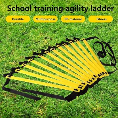 Training Ladder - Agility Training Ladder, Portable Speed Ladder | Multifunctional Training Ladder, Balance Training Tool, Workout Ladder Exercise Tool, Playing Field Equipment Speed Ladder for Kids