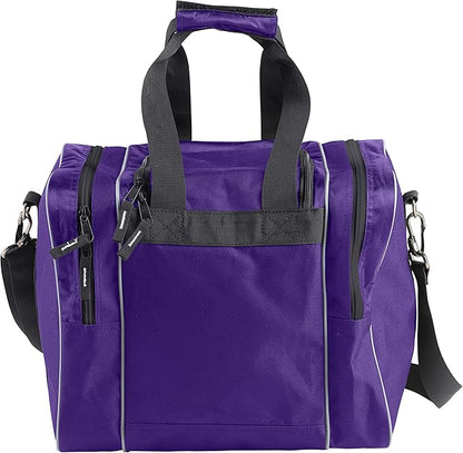 Athletico Bowling Bag for Single Ball - Single Ball Tote Bag With Padded Ball Holder - Fits a Single Pair of Bowling Shoes Up to Mens Size 14