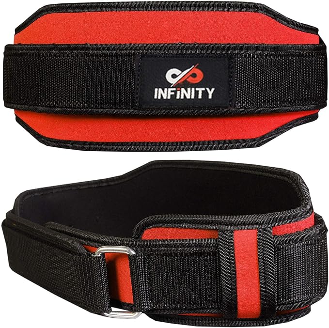 Neoprene Weight Lifting Belts Double Back Support Gym Workout Training Fitness