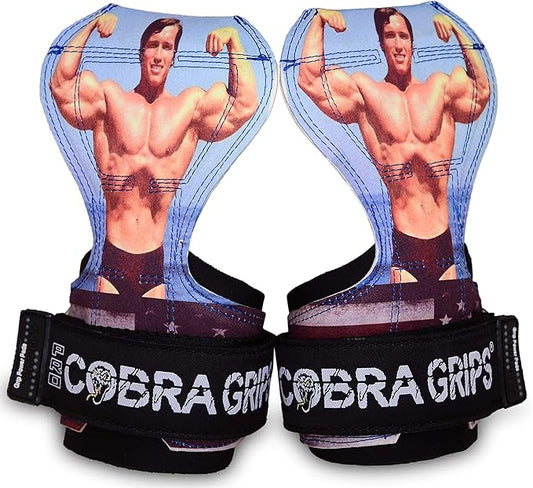 Cobra Grips PRO Weight Lifting Gloves Heavy Duty Straps Alternative with Power Lifting Hooks Padded Wrist Support for Deadlifts & Bodybuilding