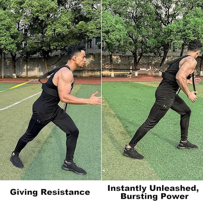 POWER GUIDANCE Speed Training Equipment/Overload Running Resistance & Release, Agility and Speed Equipment for Sprint Running and Football, Basketball, Soccer，Softball