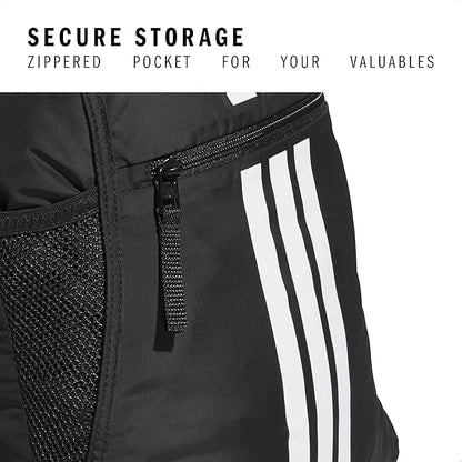 adidas Alliance Sackpack – Drawstring Backpack for Sports, Small Gym Bag