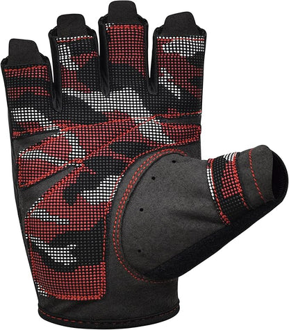 RDX Weight Lifting Gloves, Additional Stretchable Long Wrist Support, Full Palm Grip, Men Women Fitness HIIT Workout, Bodybuilding Powerlifting Strength Training Cycling Exercise Home Gym Equipment