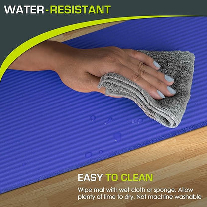 ProsourceFit Extra Thick Yoga Knee Pad and Elbow Cushion 15mm (5/8”) Fits Standard Mats for Pain Free Joints in Yoga, Pilates, Floor Workouts