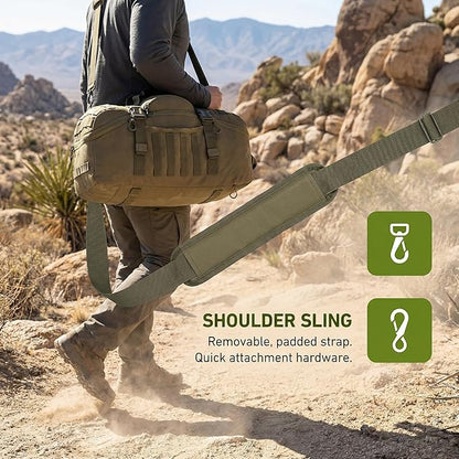 Gym Bag Duffle Bags Backpack Travel Duffle Bag with Weekend Overnight Bag for Outdoor Tactical Sports Travel Camping Hunting