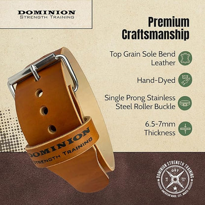 Hand-Dyed 3 Inch Single Ply Belts – Premium Support for Powerlifting and Weightlifting