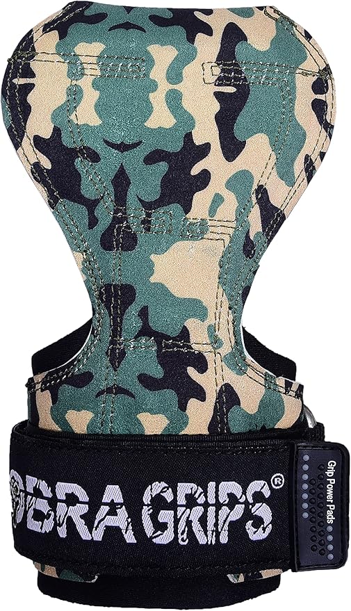 Cobra Grips PRO Weight Lifting Gloves Heavy Duty Straps Alternative with Power Lifting Hooks Padded Wrist Support for Deadlifts & Bodybuilding